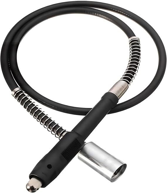 M19x2mm Grinder Flexible Drill Shaft Extension Keyless Chuck Compatible with Dremel Rotary Tool Accessory