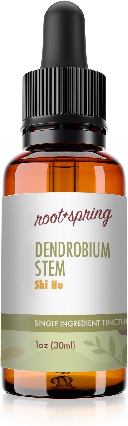Dendrobium Stem Herbal Tincture - Shi Hu Liquid Extract Concentrate with Dropper - Dendrobium Orchids Nobile Pod Stem Natural Herb TCM Supplement Single Ingredient Formula 1 oz