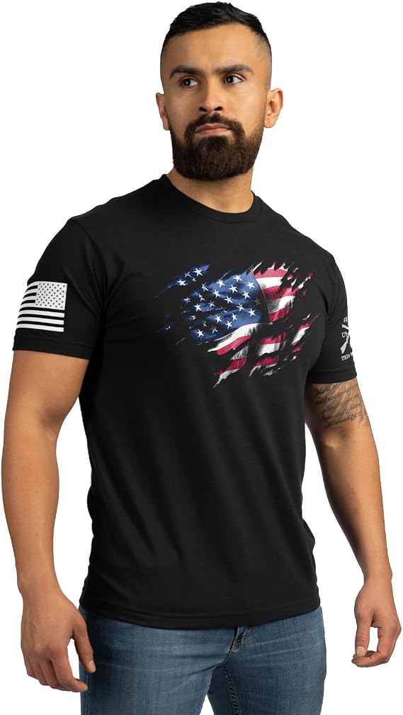 Grunt Style Still Standing Men's USA Graphic Tee