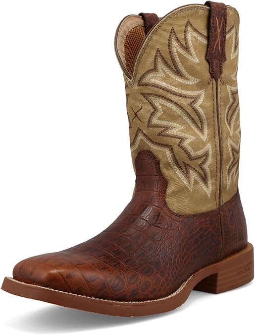 Twisted X Men's 11" Tech XTM Boot, Color: Ginger & Pear, Size: 13, Width: EE (MXTR019-EE-13)