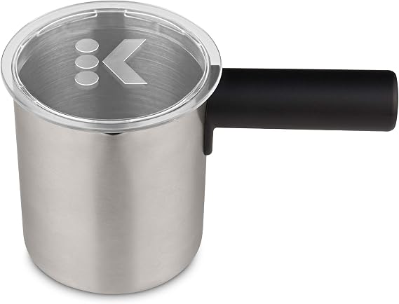 Keurig Works Non-Dairy Milk, Hot and Cold Frothing, Compatible K-Cafe Coffee Makers Only,34 ounce, Charcoal Frother