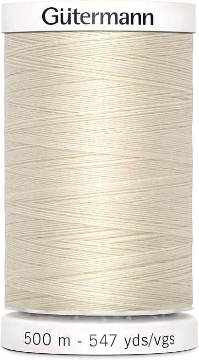 Gutermann Sew-All Thread 547yd, Eggshell
