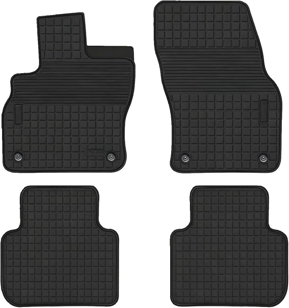 Car Floor Mats Custom Fit for Audi Q3 2019-2025 2026 Rubber Automotive Floor Liners Set Tapetes Waterproof All Weather Protection Heavy Duty Odorless