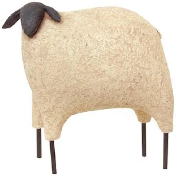 BB Sheep - Black Faced Large - Primitive Country Rustic