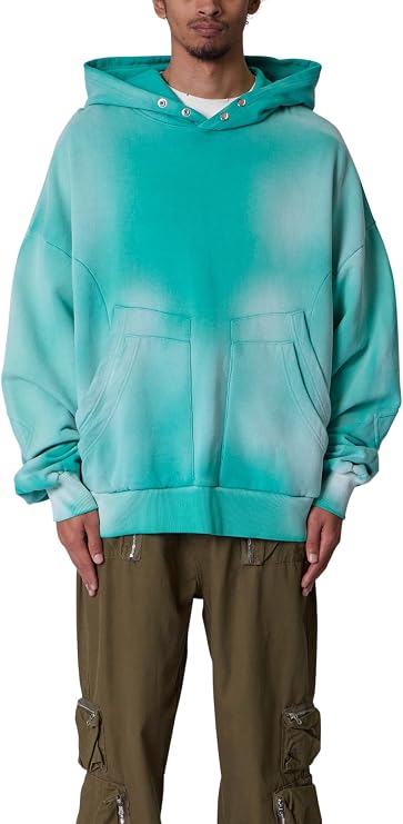 mnml Men's Men's Double Pouch Sprayed Hoodie