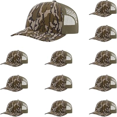 Richardson 112 Classic Six-Panel Adjustable Snapback Trucker Cap | Bulk Packs Available