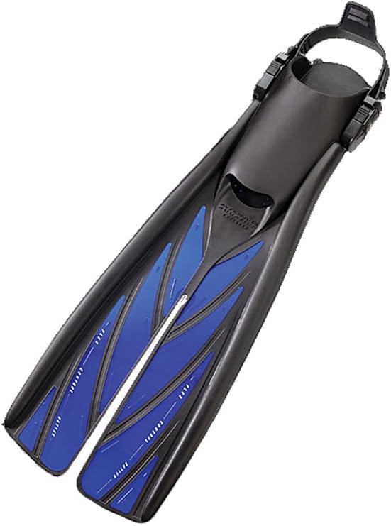 Atomic Aquatics Open Heel Split Fins Standard Compound - Blue, Size SM