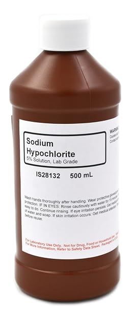 ALDON Innovating Science Lab-Grade 5% Sodium Hypochlorite, 500mL - The Curated Chemical Collection