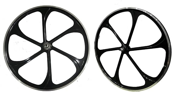 26"/29" Aluminum Mag Wheel Bicycle Wheelset 100 * 135mm, Black | Disc Brake, Gas Motorized Bicycle, Rimset