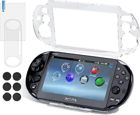 ウルトラクリアクリスタル透明ハードシェル保護ケースカバー Sony PlayStation PS Vita Slim PSV 2000 PCH-2000コンソール用