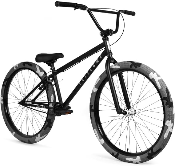 Elite BMX Bicycle 18", 20" & 26" Model Freestyle Bike - 3 Piece Crank