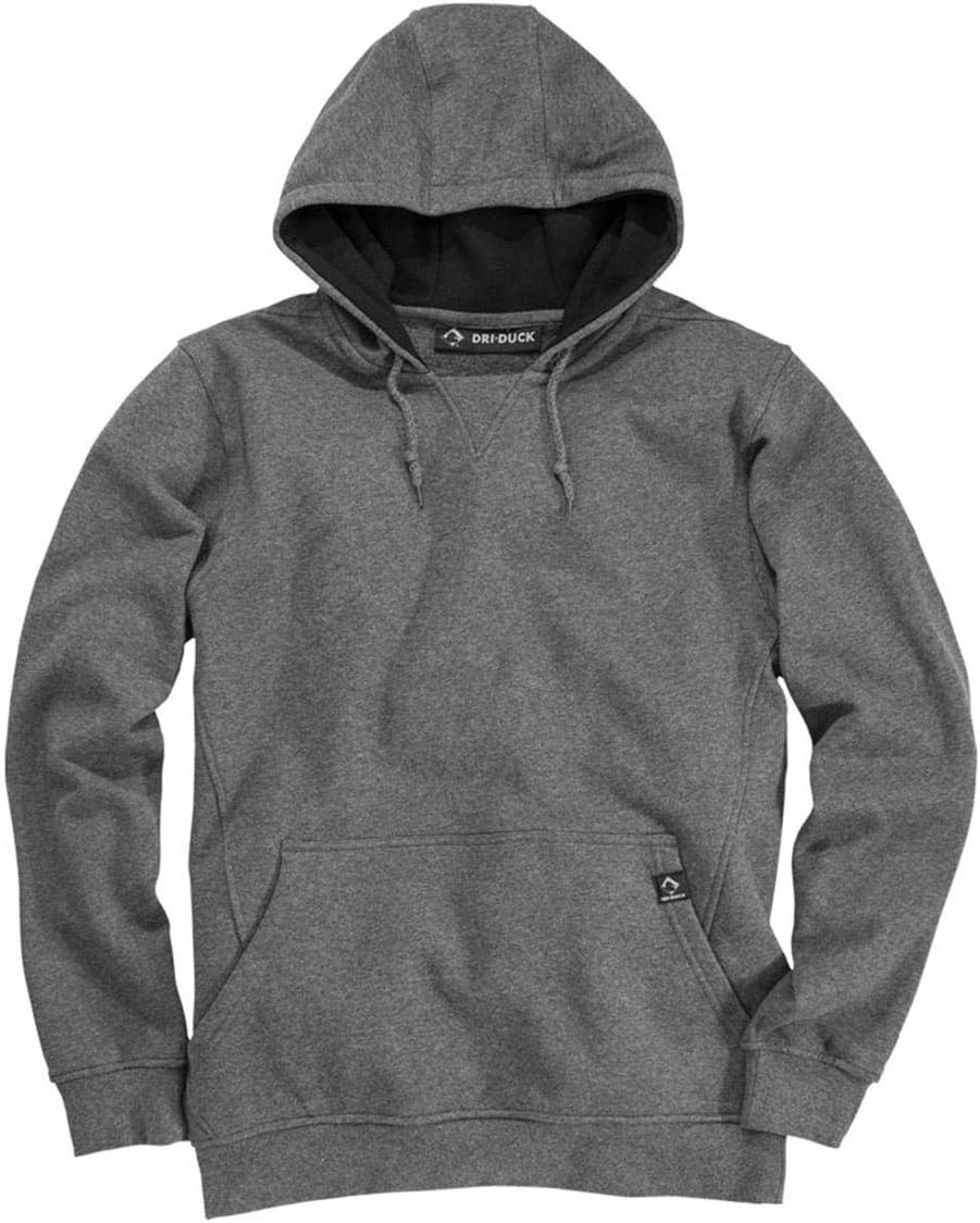 DRI DUCK Woodland Mens Heavyweight Hoodie, 2X-Large, Dark Oxford