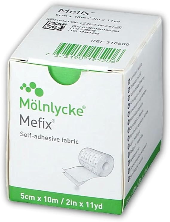 Mefix Perforated Dressing Retention Tape with Liner 2" x 11 Yd 310599, 1 Box, 1 /Box