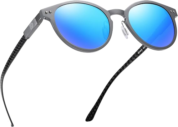 DUCO Mens Polarized Sunglasses for Men, Ultra Lightweight Carbon Fiber Sun Glasses UV Protection UV400 Shades DC3018