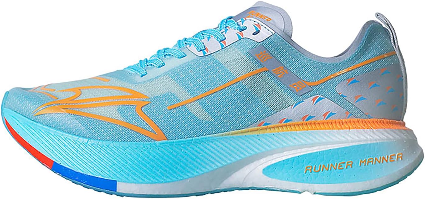 Carbon Plate Running Shoes for Women Cushioned, Lightweight, Breathable, Non-Slip Road Sneakers (US Size 6-8.5)