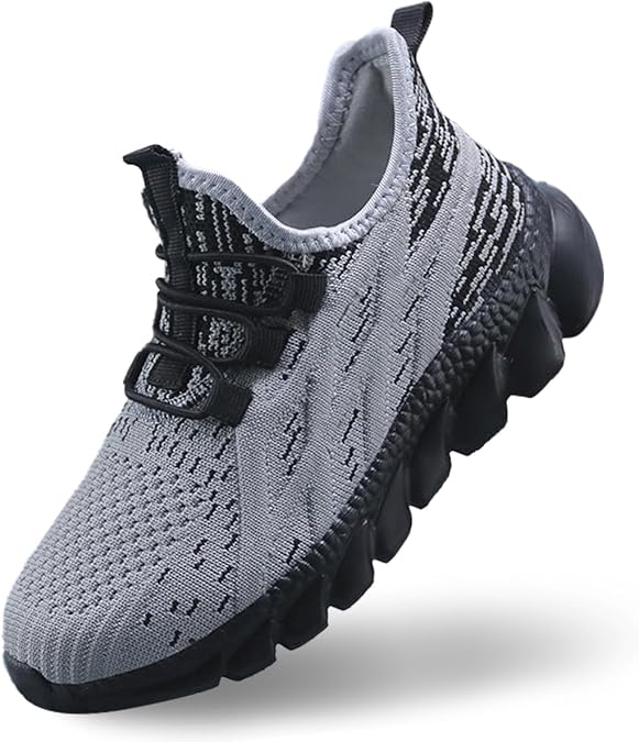 WYGRQBN Boys Shoes Tennis Walking Slip-On Running Sneakers Non-Slip