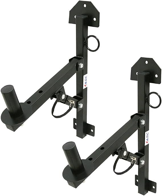 Adjustable DJ PA Speaker Wall Mount Bracket Holders Pair ASC S022