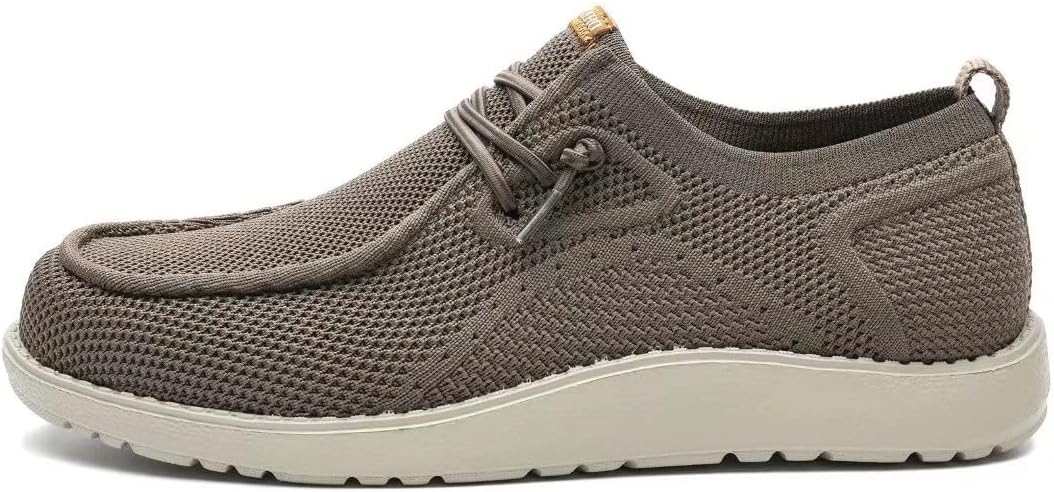 1TAZERO Men's Wide Slip On Shoes Casual Loafers Arch Support Comfort | Wide Fit Design, Arch Support Footbed, Ideal for Plantar Fasciitis Relief, Lightweight All-Day Comfort Walking Shoes