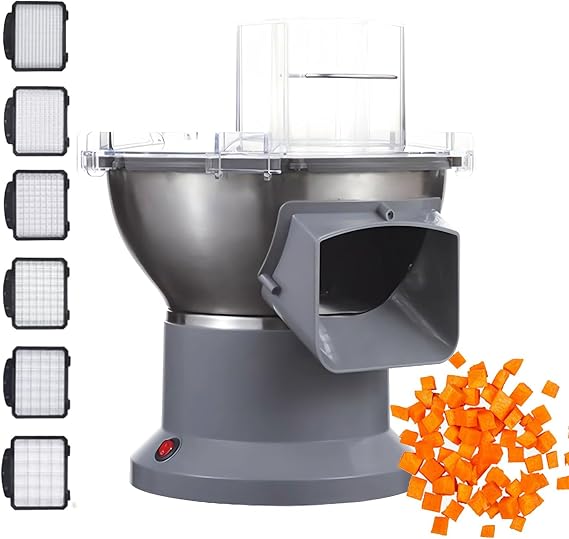 Commercial Vegetable Chopper Electric Dicer - Multifunctional Kitchen Cutting Machine, For Onion, Garlic, Carrot, Potato, Fruit - Gadgets For Quick Slicing And Chopping
