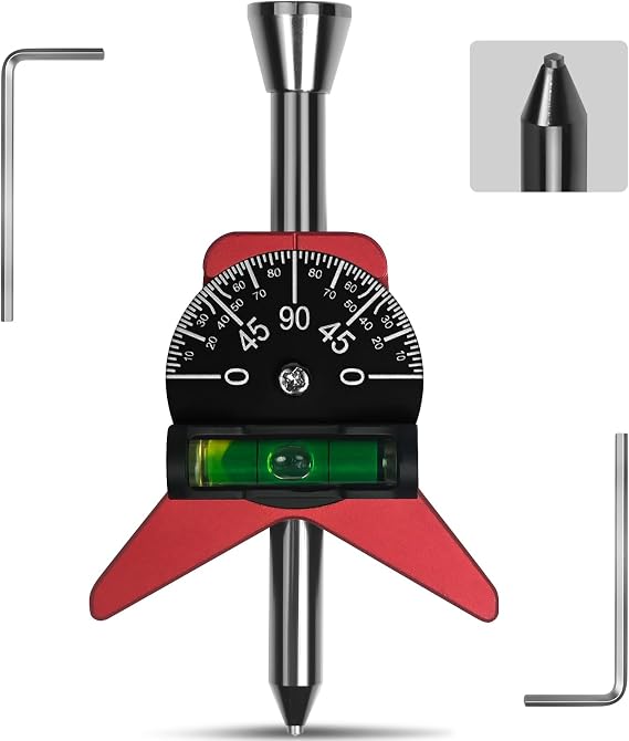 Upgraded Pipe Center Finder Tungsten Punch Measure From 1.5" To 6"Diameter