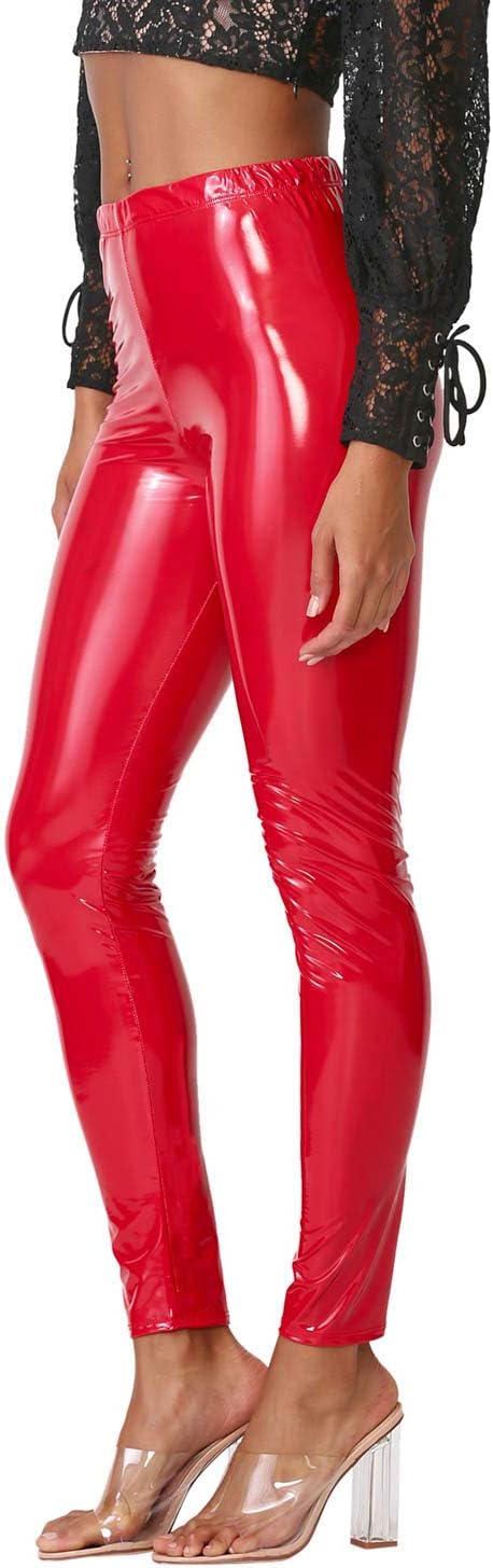 Cemi Ceri Womens Basic Faux Leather Leggings