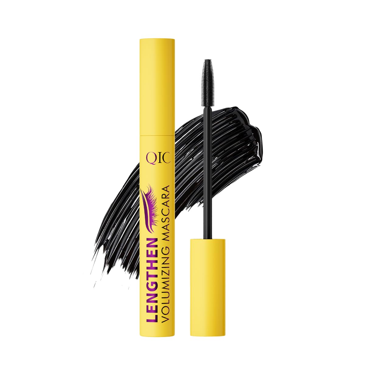 Waterproof Mascara,Volumizing & Defining,Clump-Proof for Natural Lashes,Long Lasting Thick and Slender MascaraBlack