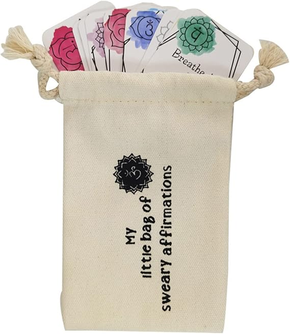 16Pcs/Set Funny Affirmation Card Encourage Special My Little Bag of Sweary Affirmation Card 16pcs