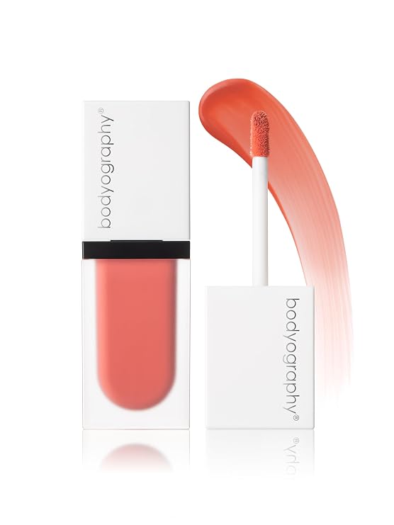 Bodyography Color Cassette Liquid Blush and Lip Tint - Multi Tasking Liquid Blush and Lip Product - Tempo