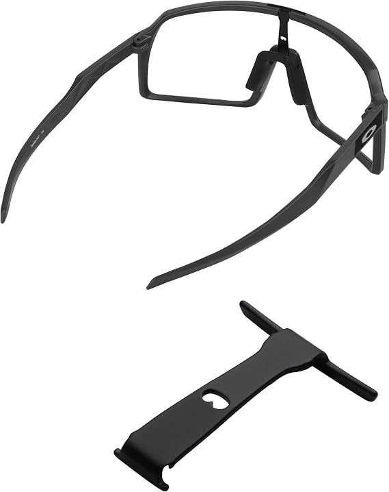 Metallic Replacement Wicket for Oakley Sutro OO9406/Sutro Asian Fit OO9406A/Sutro S OO9462 Sunglasses - Black