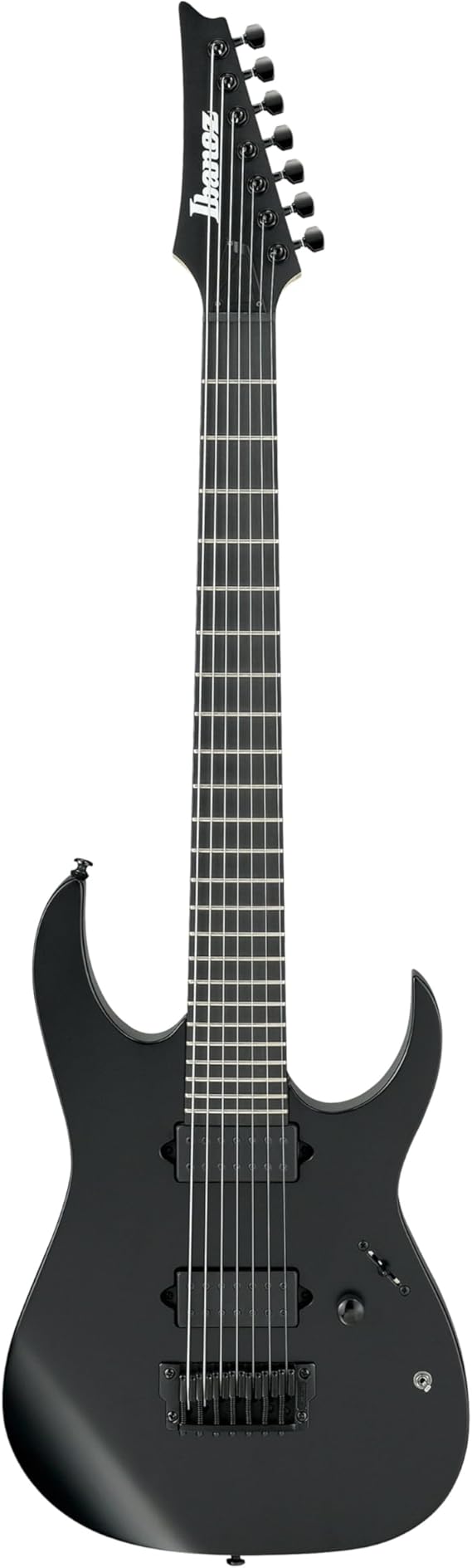 Ibanez RGIXL7 7-String Electric Guitar - Black Flat