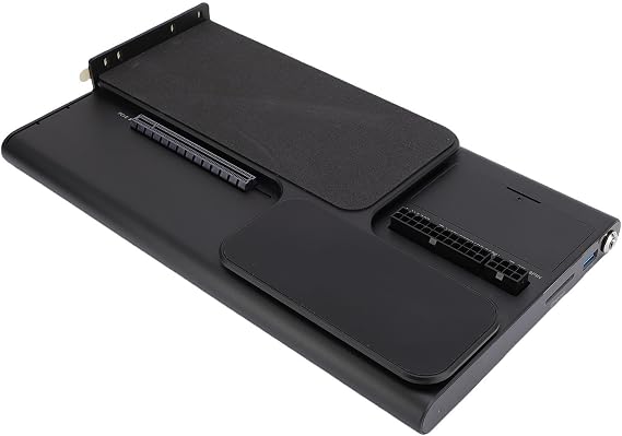 External GPU Dock Station, Mini eGPU Enclosure for Thunderbolt 5 140W PD PCIE 4.0 X4 Graphics Dock Station with 2.5G RJ45 Ethernet Port Support ATX/SFX Power Supply