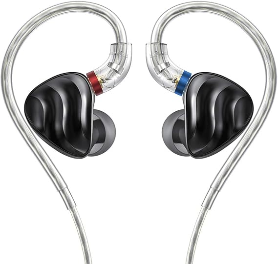 FIIO FH3 HiFi Earphones 3 Drivers (1 Dynamic + 2 Knowles BA), in-Ear Earphones High Resolution, Bass Sound, High Fidelity for Smartphone/PC/Tablet | In-Ear High Resolution, Bass Sound, High Fidelity for Smartphone/PC/Tablet