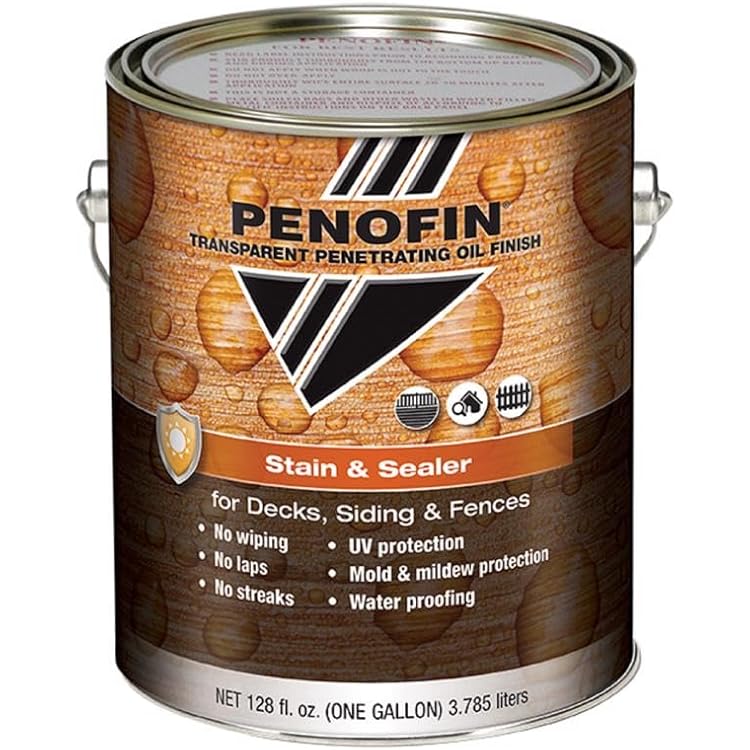1 Gal Penofin FSSEBGA Ebony Stain & Sealer Transparent Penetrating Oil Finish Stain & Sealer