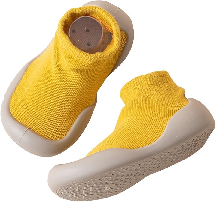 IWIHMIV Boy Toddler Shoes Boys Slip On Shoes Sock Shoes for Baby Girl Sneakers Lightweight Slip On Breathable Walking Shoes