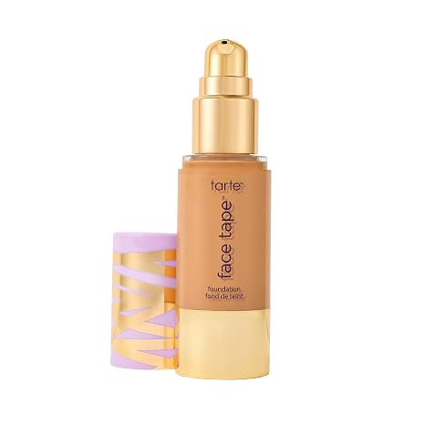 tarte face tape foundation Full-Coverage 12hr Waterproof Makeup, Hydrating & Smoothing with a Natural Matte Finish for Transfer-Proof Comfortable Long-Wear Foundation, Vegan & Cruelty-Free