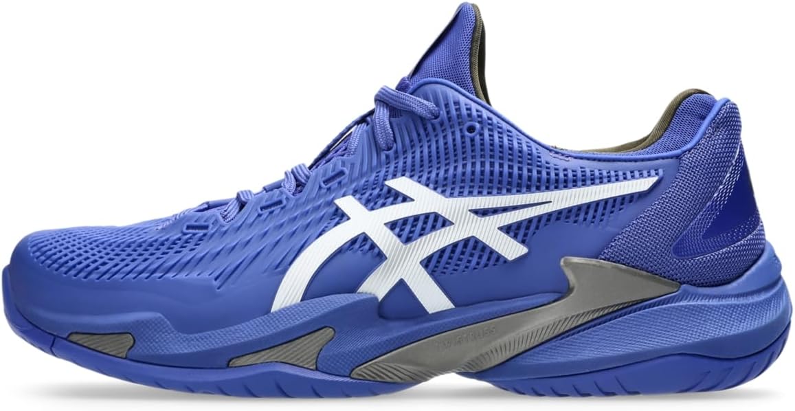 ASICS Resolution 8 Tennis Shoes for Fast Courts for Man White Blue