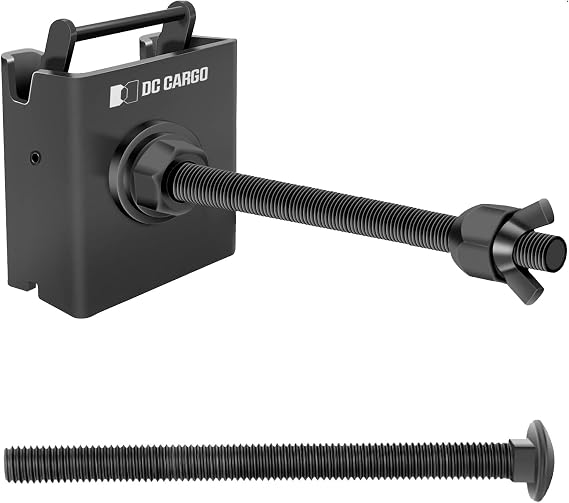 DC Cargo Mall Heavy Duty E Track Spare Tire Mount with 5 Bolt, Spare Wheel Carrier for Enclosed Trailers, Trucks, Semis, Garages