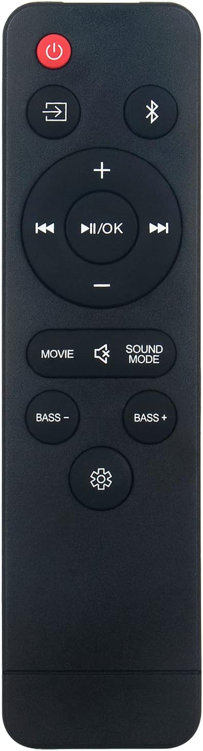 Replacement Remote Control Applicable for ONN Soundbar 100043839 Sound Bar | Speaker System