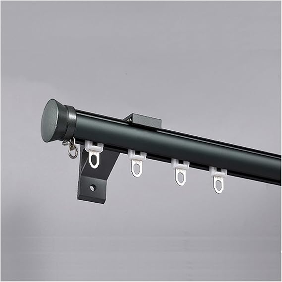 Curtain Track, Aluminum Curtain Rails System, Wall Mount Curtain Rods, Room Divider-Curtain Track Rail, For Bedroom, Living Room, Kitchen, Bathroom(Blue A,5m/16.4ft/4 * 1.25m)