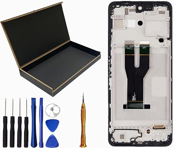 for Boost Mobile Celero 5G+ LCD Screen Display Touch Digitizer Assembly with Frame Replacement for Boost Mobile Celero 5G Plus LCD Screen 7.0"