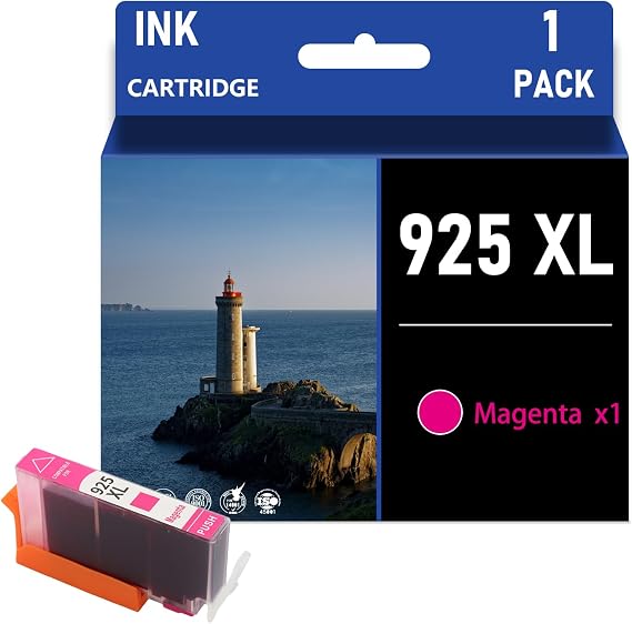925XL High Yield Ink Cartridge Combo Pack for HP 925 Compatible for HP