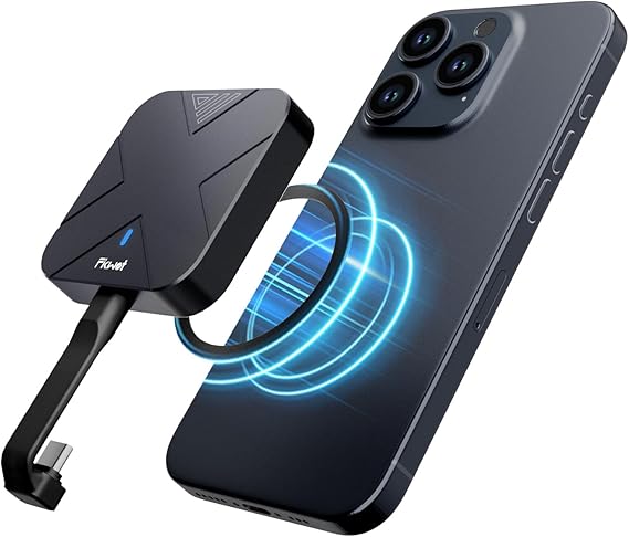 Fikwot 500GB External SSD, Magnetic Portable SSD, with Magnetic Ring, Up to 1050MB/s, USB 3.2 Gen2 External Solid State Drives, Compatible with iPhone 15/16 Pro, Tablets, MacBook, etc(FP70)