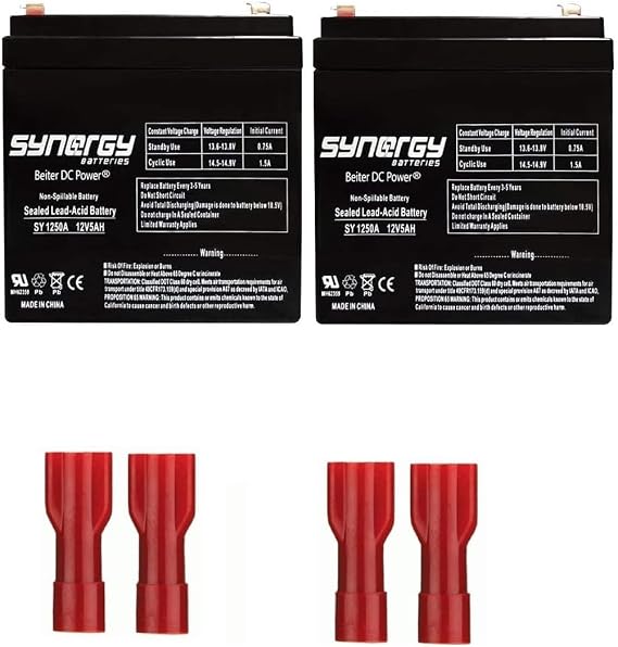 41B591 Rechargeable Battery Replacement for BBU Includes 2 Batteries- These Come in Black or Gray depending on the Supply Chain. They are All Synergy Brand by Beiter DC Power