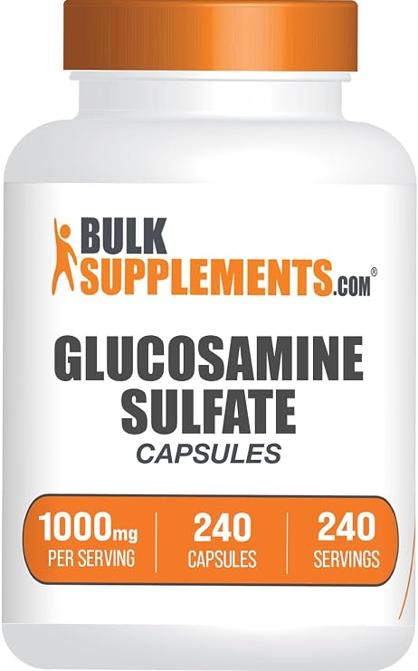 Glucosamine Sulfate Capsules - Glucosamine Supplement, for Joint Support - Glucosamine Sulfate 1000mg, Gluten Free, 1 Capsule per Serving, 240 Capsules (Pack of 1)