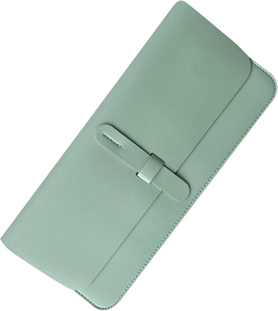 Computer Keyboard Case PU Leather Accessory Bag Keyboards Portable Case | Travel Case Stylish Leather Accessory Bag Portable Case Storage Pocket Carrying Sleeve for Travel Accessory Bag