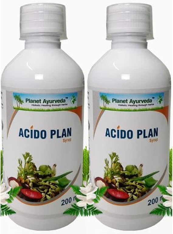 PLANET AYURVEDA Acido Plan Syrup 2 Bottles