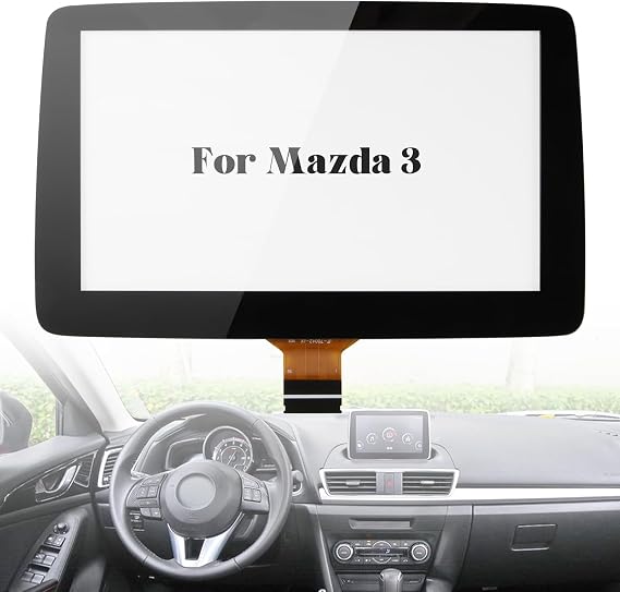 for Mazda 3 Screen Replacement 2016 2017 for Mazda 3 Digitizer CX-3 for Mazda 3 Touch Screen Digitizer Repair Kits 2014-2016 MX-5 Black 7" (Without LCD)
