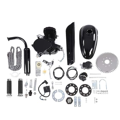 80cc Bicycle Engine Kit, for Gas Motorized Bike Conversion, DIY Installation, 25-35 MPH Power, Low Fuel Consumption, Pedal Start, Safe Use