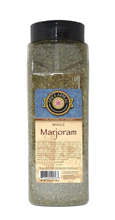 Spice Appeal Marjoram Whole, 5 Ounce