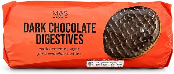 Marks & Spencer Digestives Dark Chocolate Digestive Biscuits - Two Packs 2 x 300g